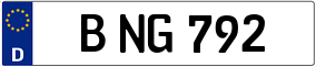 Truck License Plate